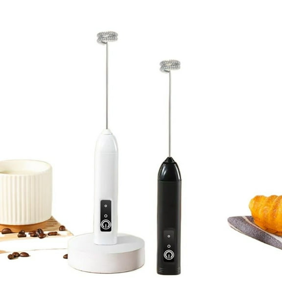 Portable Electric Milk Frother & Whisk - Food-Grade Handheld Mixer for Home Use, Perfect for Coffee and Milk Foam.