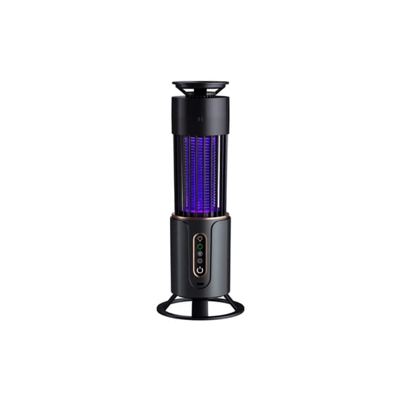 Portable Electric Mosquito Zapper Rechargeable Bug Zapper Uv Light Gray Electric Shock Insect for Indoor Home Outdoor Camping 1 Pack