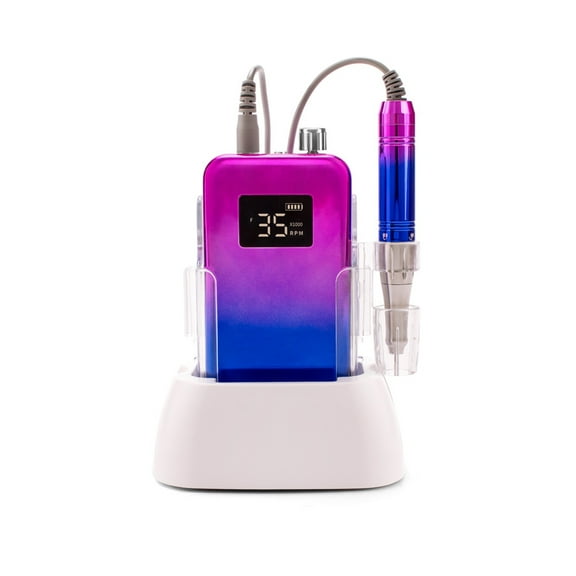 Portable Electric Nail Drill, 35000RPM Professional Rechargeable Nail File Machine, Cordless Nail Drill E File For Remove Gel, Polish Nail For Acrylic Nails ,Easy to Operate