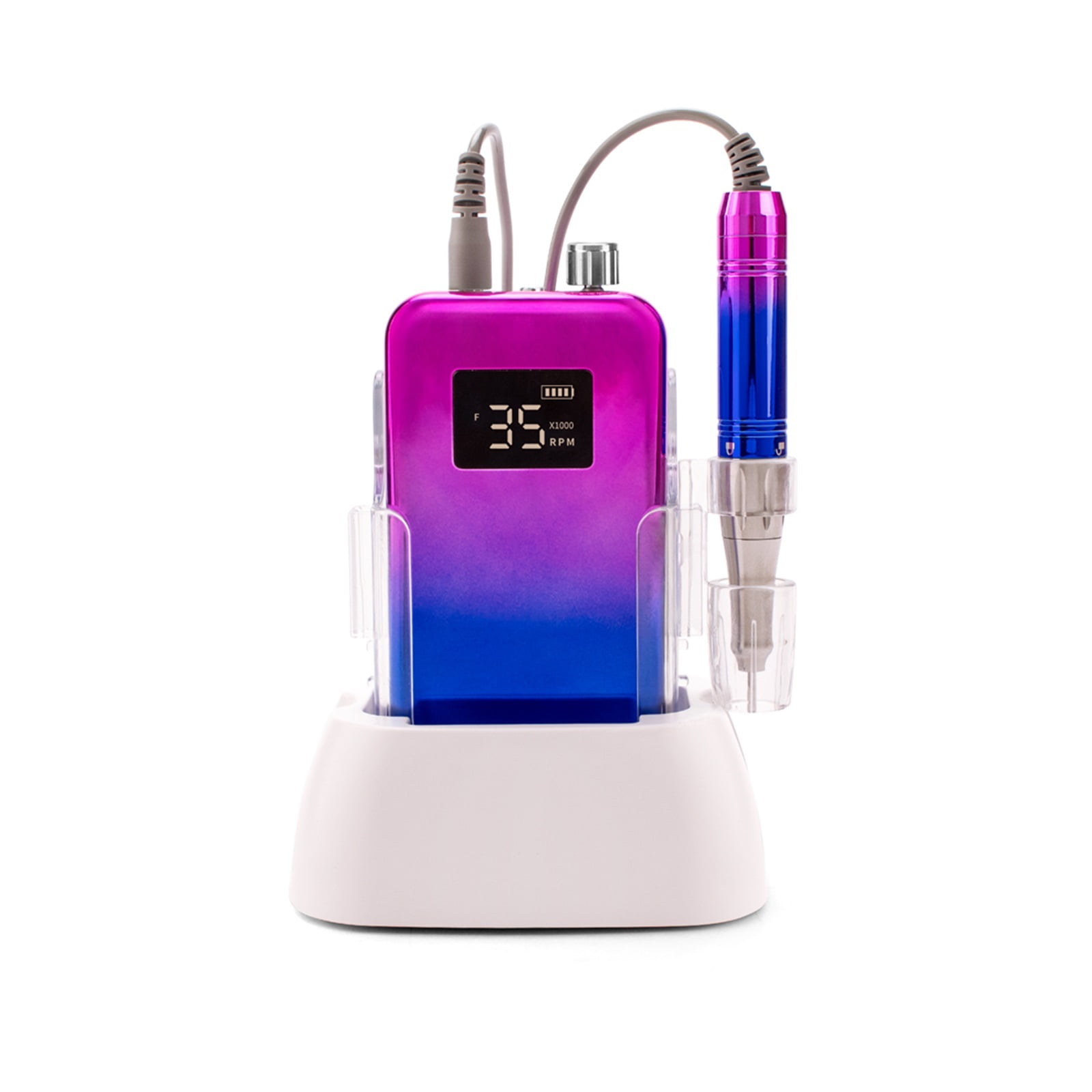Portable Electric Nail Drill, 35000RPM Professional Rechargeable Nail File Machine, Cordless Nail Drill E File For Remove Gel, Polish Nail For Acrylic Nails ,Low Noise