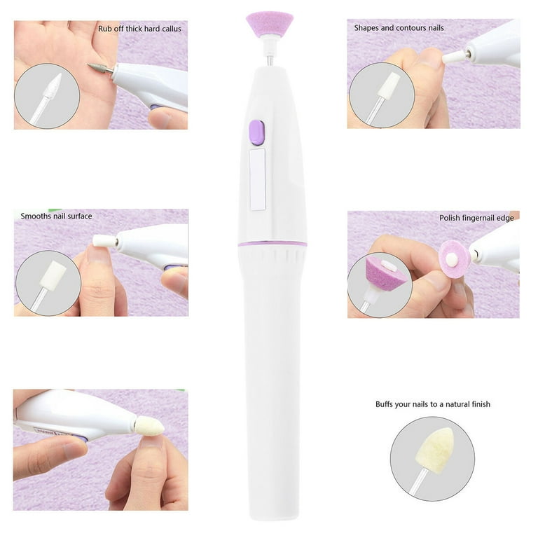 Portable Electric Nail Drill Electrical Professional Nail File Kit for Home Salon Use Walmart
