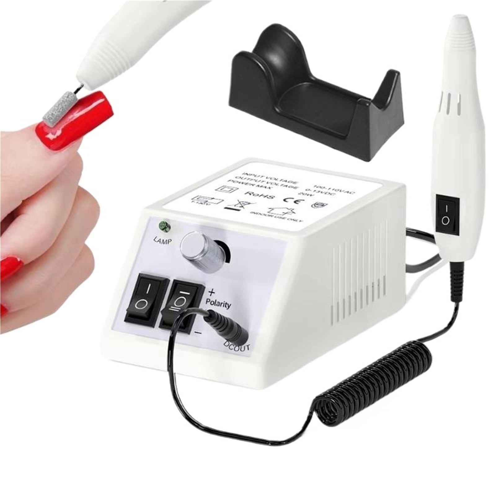 Portable Electric Nail Drill Machine Kit For Manicure Pedicure Gel Polish Removal Professional Salon Equipment With Polishing He