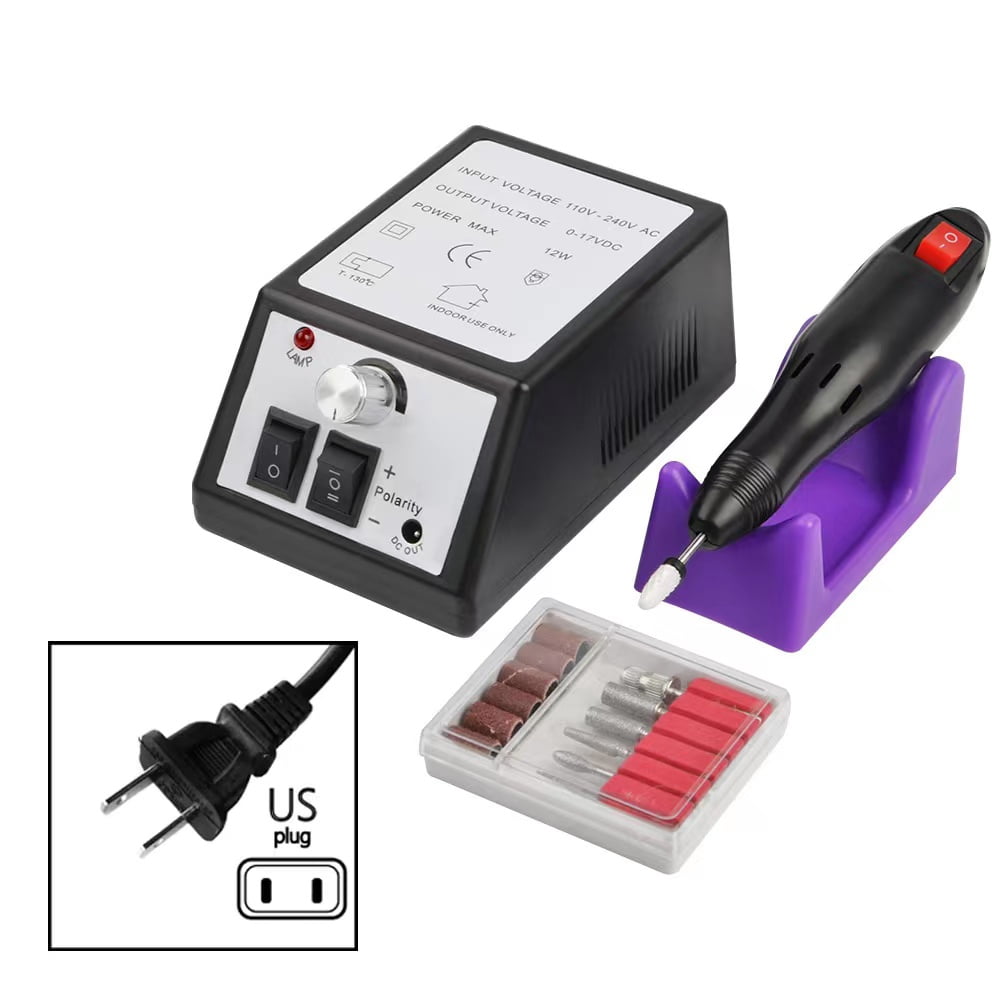 Portable Electric Nail Drill Machine Nail File Drill Set for Acrylic Nails, Gel Nails, Nail Polisher Set Glaze Nail Drill Manicure Pedicure