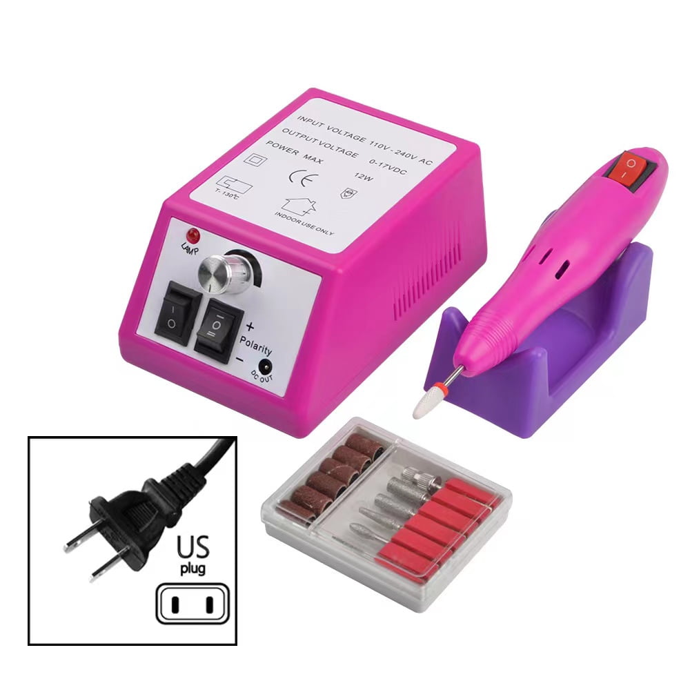 Portable Electric Nail Drill Machine Nail File Drill Set for Acrylic Nails, Gel Nails, Nail Polisher Set Glaze Nail Drill Manicure Pedicure