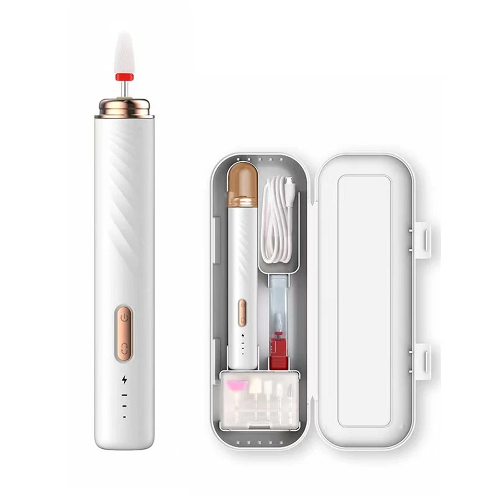 Portable Electric Nail Drill Machine, Nail Trimming Milling Cutter Set, Polishing Adjustable Speed Nail Polishing Machine