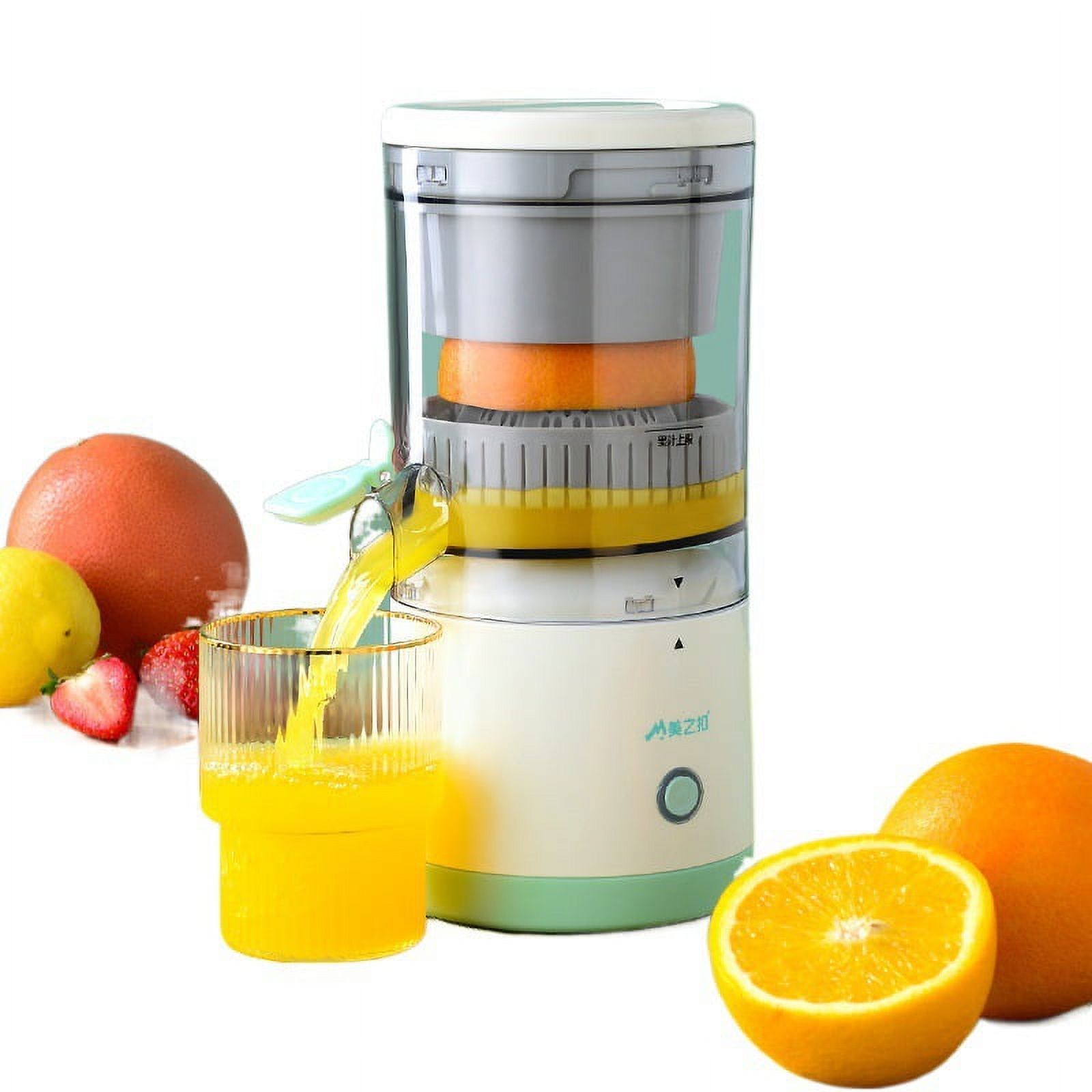 Portable Electric Orange Juicer, Electric Citrus Juicer, Rechargeable HandsFree Chew Orange