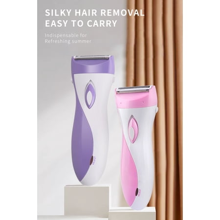 Portable Electric Razor, Full Body Hair Removal for Women, Gentle for Bikini, Underarm, Legs Areas Purple