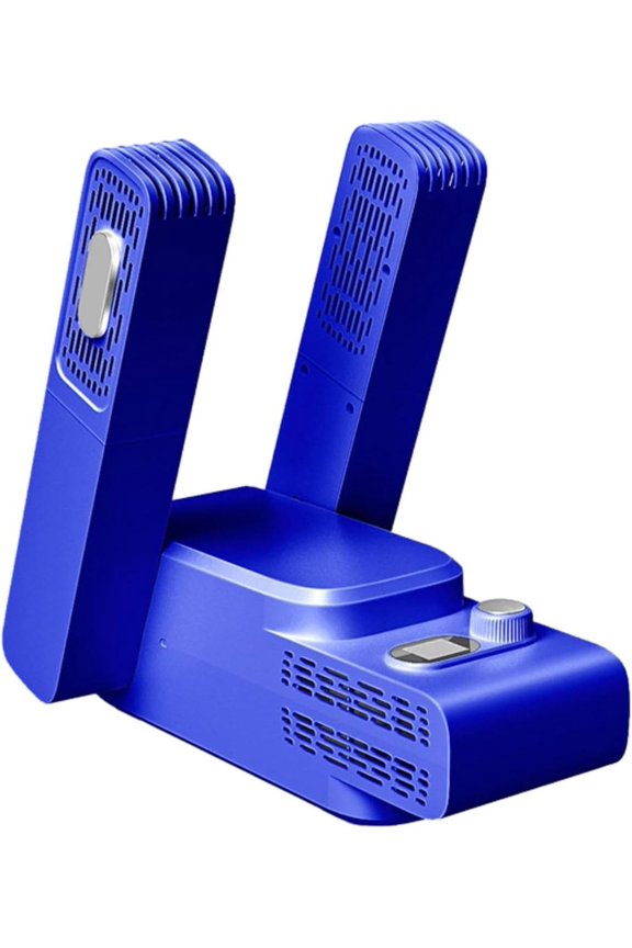 Portable Electric Shoe and Boot Dryer with Automatic Timer, Adjustable Air Outlet, and Foldable Drying Rack for Home Use