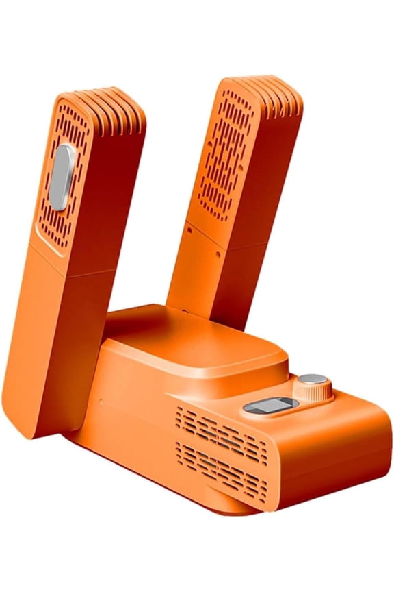 Portable Electric Shoe and Boot Dryer with Automatic Timer, Adjustable Air Outlet, and Foldable Drying Rack for Home Use