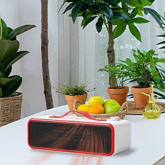 Portable Electric Space Heater,Fast Heating Indoor Heater for Bedroom Office Desk,Heater with Tip-Over&Overheat Protection, Safe Personal Heater for Home Use in Small Spaces and Rooms,700W