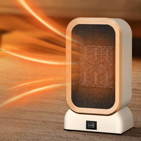 Portable Electric Space Heater with Tip-Over Protection Mini Heater for Office Desk Tent Camping 1000W Indoor Use Two Temp Control portable electric heater