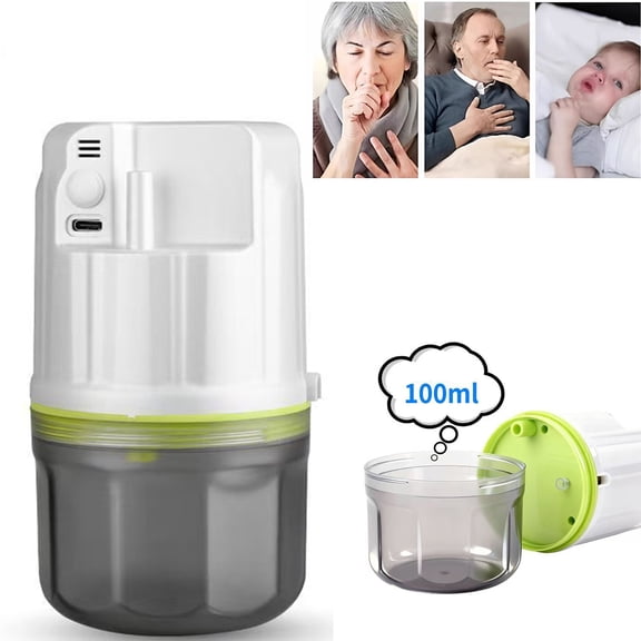 Portable Electric Suction Machine for Mucus 85kpa Automatic Phlegm Aspirator for Kids, Adults & Pets | Handheld Medical & Veterinary Use
