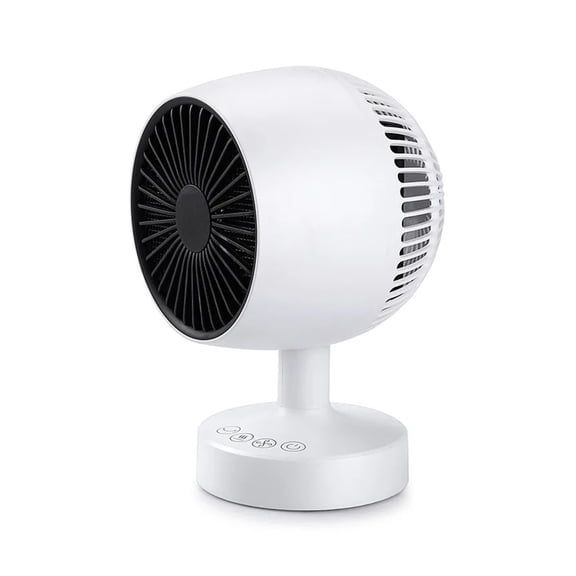 Portable Electric Table Heater for Room Warmer Small Mini Fan Heater PTC Ceramic ,Fast Warm Air Delivery