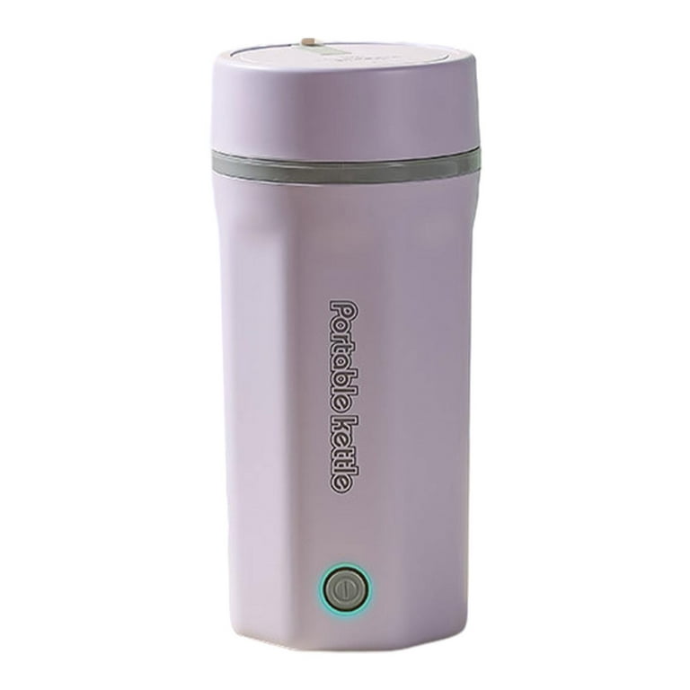 Portable Electric Tea Kettle Personal Hot Water Boiler for Parties Office  Violet