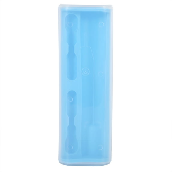 Portable Electric Toothbrush Storage Case Box Holder Traveling Camping Use For Oral-B (Blue)