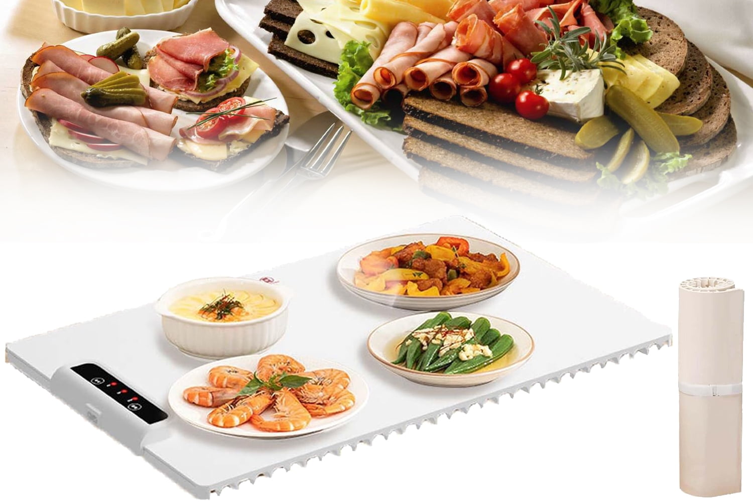 Portable Electric Warming Tray Silicone, Portable Electric Warming