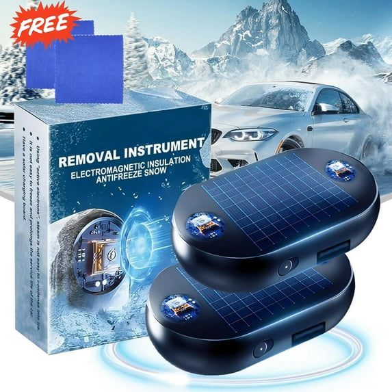 Portable Electromagnetic Car Deicer, 2025 New Antifreeze Electromagnetic Car Snow Removal Device, Car Defroster, Efficient Kinetic Molecular Heater, Car Deicer, Car Diffuser for Essential Oils