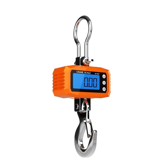 Portable Electronic Crane Scale 500-1000kg Aluminum Shell Hanging Scale Stainless Steel Hook Digital Steelyard Hook Scale ,Very sturdy