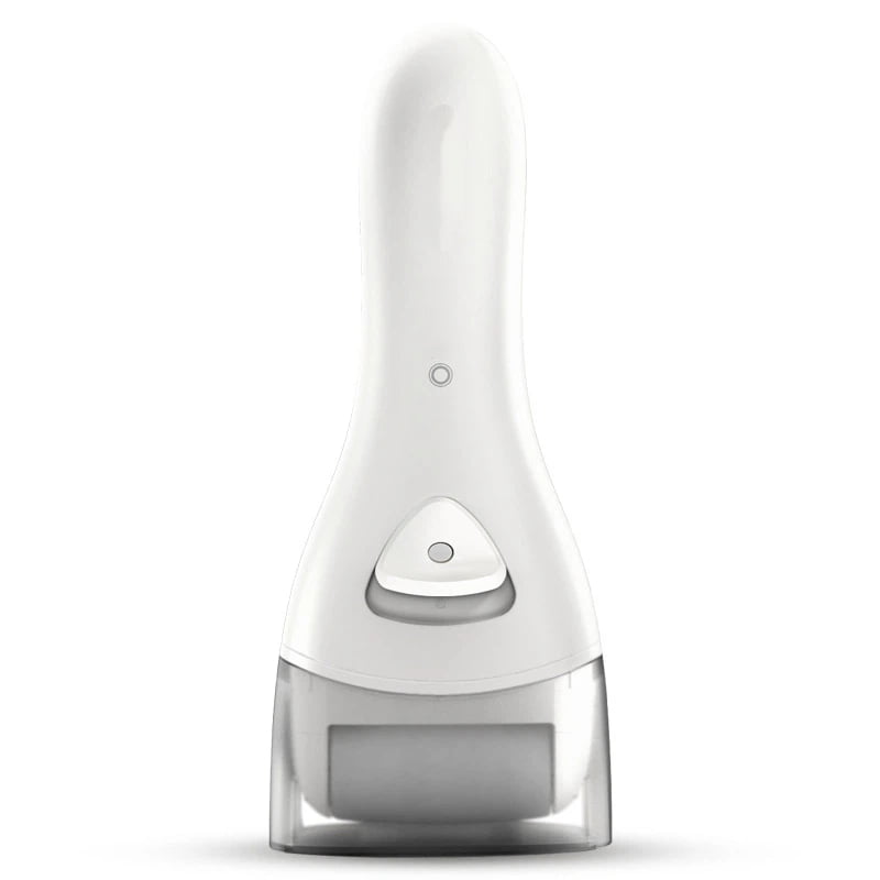 Portable Electronic Foot File Pedicure Tools, Electric Callus Remover Foot Scrubber Kit, Professional Foot Care(white)（17*6.6*4cm）