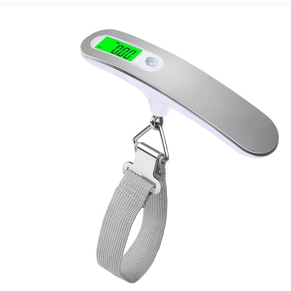 Portable Electronic Hook Scale With Strong Nylon Strap 50Kg Capacity Luggage Scale For Travel Kitchen Postal Use Digital Hanging Weighing Device