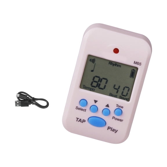 Portable Electronic Metronome Tuner Tone Generator for Beginners in Music and Sports Running