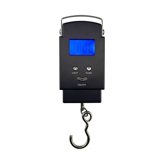 Portable Electronic Weighing Scale Digital Handheld Hook Scale 0.04-110lbs for Fruits Vegetables Parcel