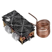 Portable Electronics Heating Board Module, ZVS Heating Board 1800W with a Cooling Fan Interface for Metal Heating