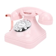Portable Electronics Old Fashioned Corded Phone, Retro Dial Phone Clear Voice for Home