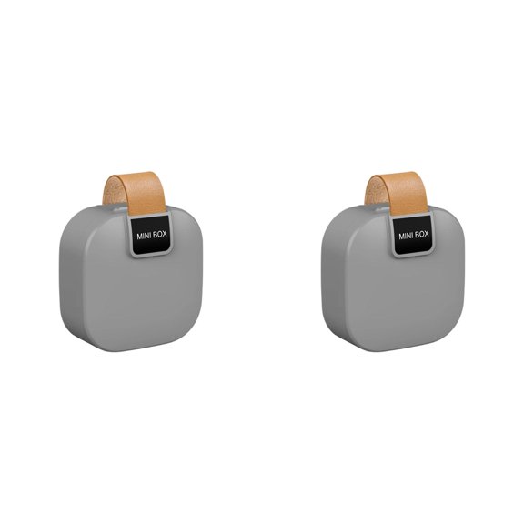 Portable Electronics Organizer Travel Case,Mini Data Cable Storage Box,Multifunctional Charging Cable Holder with Compact Design,Daily Trips,2PCS