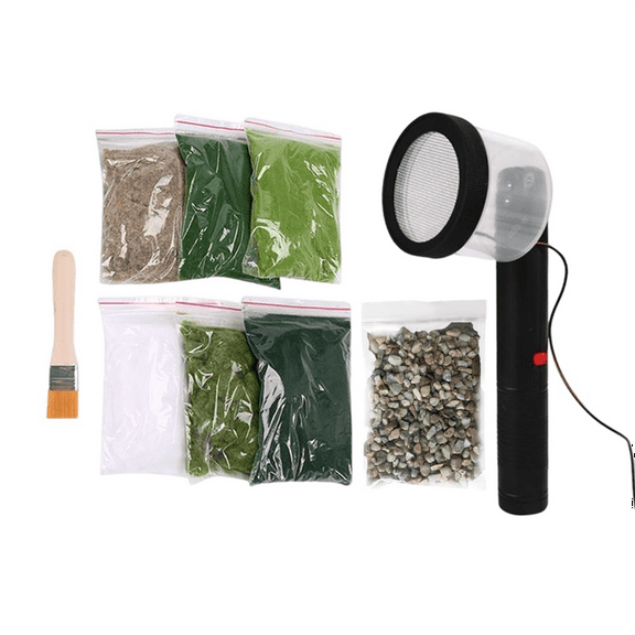 Portable Electrostatic Grass Planter Planter Handicraft Electrostatic Flocking Machine Sand Table DIY Tool