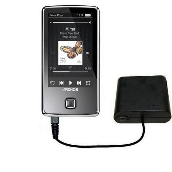 Portable Emergency AA Battery Charger Extender suitable for the Archos 30c 35 Vision - with Gomadic Brand TipExchange Technology