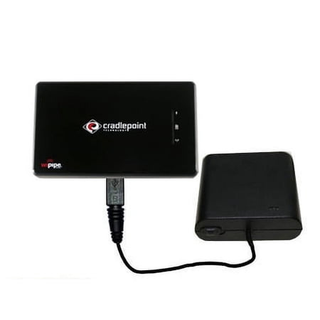 Portable Emergency AA Battery Charger Extender suitable for the Cradlepoint PHS 300 - with Gomadic Brand TipExchange Technology