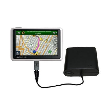 Portable Emergency AA Battery Charger Extender suitable for the Garmin Nuvi 1300 - with Gomadic Brand TipExchange Technology