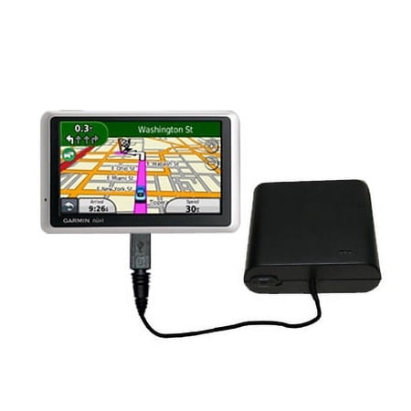 Portable Emergency AA Battery Charger Extender suitable for the Garmin Nuvi 1350T - with Gomadic Brand TipExchange Technology