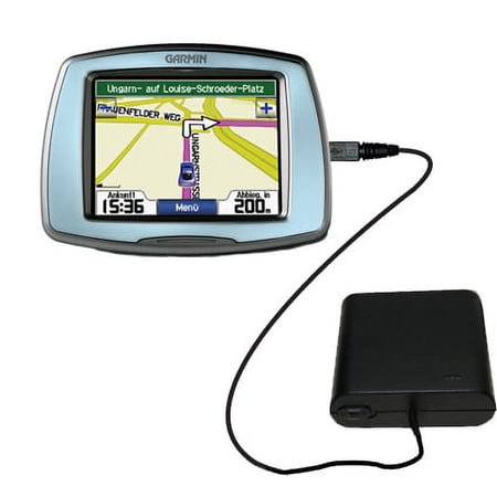 Portable Emergency AA Battery Charger Extender suitable for the Garmin StreetPilot C510 - with Gomadic Brand TipExchange Technology