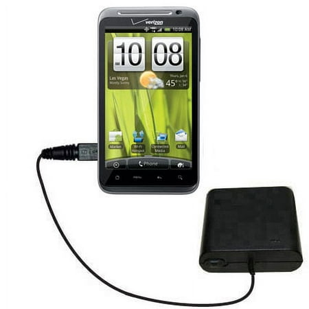 Portable Emergency AA Battery Charger Extender suitable for the HTC Thunderbolt - with Gomadic Brand TipExchange Technology