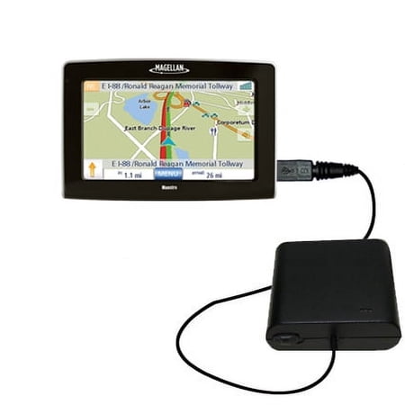 Portable Emergency AA Battery Charger Extender suitable for the Magellan Maestro 4250 - with Gomadic Brand TipExchange Technology