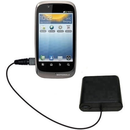 Portable Emergency AA Battery Charger Extender suitable for the Motorola Fire XT - with Gomadic Brand TipExchange Technology