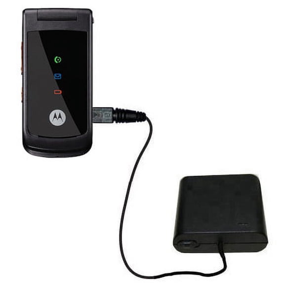 Portable Emergency AA Battery Charger Extender suitable for the Motorola W270 - with Gomadic Brand TipExchange Technology