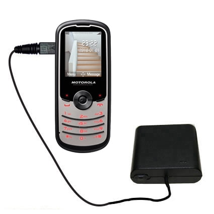 Portable Emergency AA Battery Charger Extender suitable for the Motorola WX260 - with Gomadic Brand TipExchange Technology