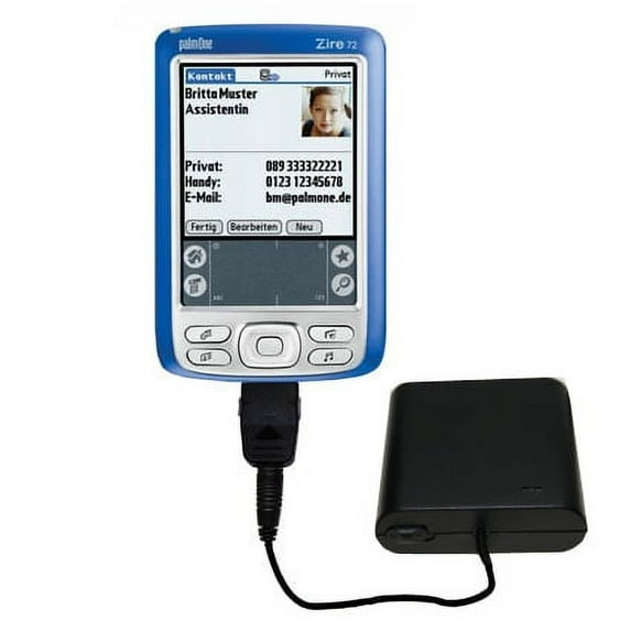 Portable Emergency AA Battery Charger Extender suitable for the Palm palm Zire 72 - with Gomadic Brand TipExchange Technology