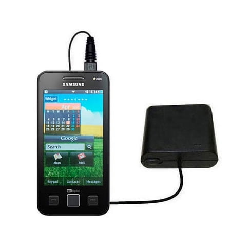 Portable Emergency AA Battery Charger Extender suitable for the Samsung I6712 - with Gomadic Brand TipExchange Technology
