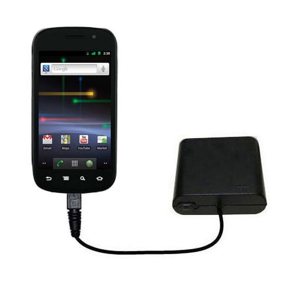 Portable Emergency AA Battery Charger Extender suitable for the Samsung Nexus S - with Gomadic Brand TipExchange Technology