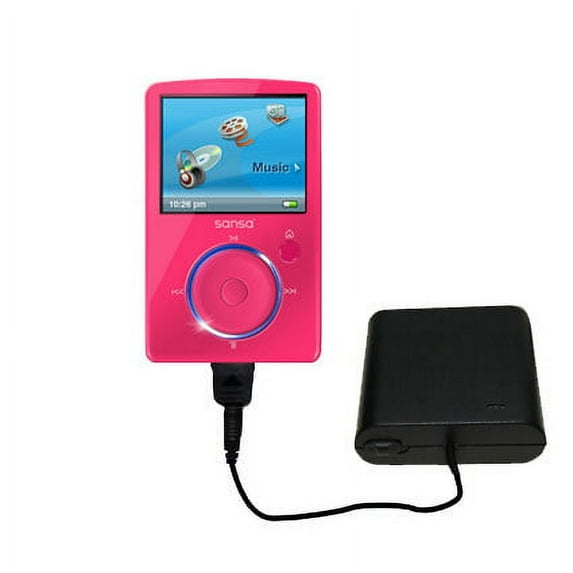 Portable Emergency AA Battery Charger Extender suitable for the Sandisk Sansa Fuze - with Gomadic Brand TipExchange Technology