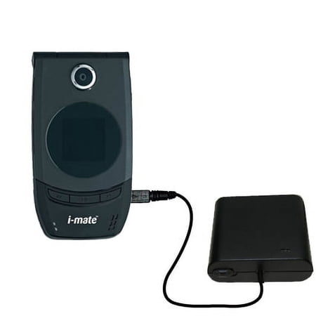 Portable Emergency AA Battery Charger Extender suitable for the i-Mate SmartFlip - with Gomadic Brand TipExchange Technology