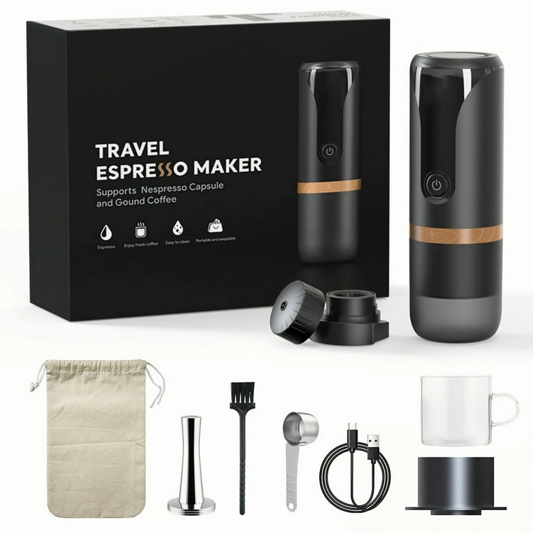 Portable Nespresso Rechargeable Coffee Maker