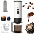 thumbnail image 1 of Portable Espresso Maker, Smart LED Display, All-in-One Design, One-Touch Operation with 15 Bar Pressure, Compatible with Ground Coffee & Capsules, 1 of 9