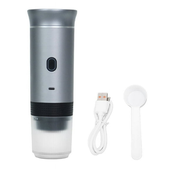 Portable Espressos Coffee Machine 12V Electric Small Travel Italian Expressos Maker for Camping RV Hiking Office