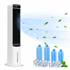 Portable Evaporative Air Cooler, 590 CFM Swamp Cooler with 1.05Gal Top &  Fill Water Tank, 3 Speeds, 3 Modes, 12H Timer, Remote Control, Includes 4  Ice Packs for Bedroom, office & Small Rooms