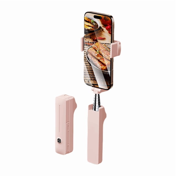 Portable Extendable Selfie Stick, Compact Foldable Phone Tripod with Wireless Remote, 360 ° Rotatable Phone Holder for Selfies, Vlogging, Live Streaming, Travel
